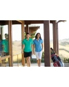 View image 2: Cutter & Buck Womens CB DryTec Alder Polo Atlas Light Blue Lifestyle