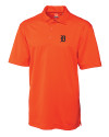 Detroit Tigers Cutter & Buck Genre Textured Solid Mens Polo College Orange Mannequin Thumbnail Image
