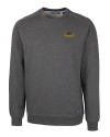 Wisconsin-Milwaukee Panthers Cutter & Buck Saturday Cotton Blend Mens Crew Neck Sweatshirt Charcoal Heather Mannequin Thumbnail Image