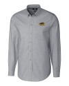 Wisconsin-Milwaukee Panthers Cutter & Buck Stretch Oxford Mens Long Sleeve Dress Shirt Charcoal Mannequin Thumbnail Image