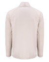 Atlanta Falcons Cutter & Buck Adapt Recycled Soft Knit Stretch Mens Hybrid Quarter Zip Pullover  Wheat Heather Mannequin Back Thumbnail Image