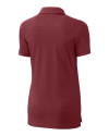Washington Commanders Cutter & Buck Advantage Eco Tri-Blend Pique Womens Polo Bordeaux Mannequin Back Thumbnail Image