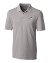 View image 11: Miami Dolphins Cutter & Buck Forge Stretch Mens Big & Tall Polo Polished Medium Gray Mannequin