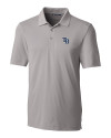Tampa Bay Rays Cutter & Buck Forge Stretch Mens Big and Tall Polo Polished Medium Gray Mannequin Thumbnail Image