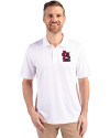 St. Louis Cardinals- Cutter & Buck Forge Stretch Mens Big and Tall Polo White Front Thumbnail Image