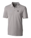 New York Yankees Cutter & Buck Forge Stretch Mens Big and Tall Polo Polished Medium Gray Mannequin Thumbnail Image