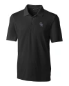 View image 3: Colorado Rockies Cutter & Buck Forge Stretch Mens Big and Tall Polo Black Mannequin