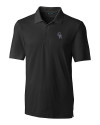 Colorado Rockies Cutter & Buck Forge Stretch Mens Big and Tall Polo Black Mannequin Thumbnail Image