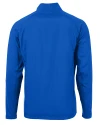 North Carolina A&T Aggies Cutter & Buck Adapt Eco Knit Hybrid Recycled Mens Big & Tall Full Zip Jacket Tour Blue Mannequin Back Thumbnail Image