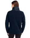 Illinois Fighting Illini Cutter & Buck Cascade Eco Fleece Womens Full Zip Jacket Navy Blue Back Thumbnail Image