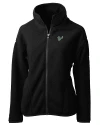 South Florida Bulls Cutter & Buck Cascade Eco Fleece Womens Full Zip Jacket Black Mannequin Thumbnail Image