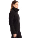 Baylor Bears Cutter & Buck Cascade Eco Fleece Womens Pullover Jacket Black Side Thumbnail Image