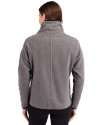 Middle Tennessee Blue Raiders Cutter & Buck Cascade Eco Fleece Womens Pullover Jacket Elemental Grey/Black Back Thumbnail Image