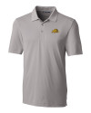 Bowie State Bulldogs Cutter & Buck Forge Stretch Mens Big and Tall Polo Polished Medium Gray Mannequin Thumbnail Image