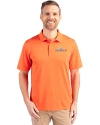 Pepperdine Waves Cutter & Buck Forge Stretch Mens Big and Tall Polo College Orange Front Thumbnail Image