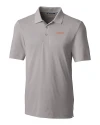 UOP Tigers Cutter & Buck Forge Stretch Mens Big and Tall Polo Polished Medium Gray Mannequin Thumbnail Image