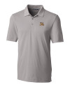 LSU Tigers Cutter & Buck Forge Stretch Mens Big and Tall Polo Polished Medium Gray Mannequin Thumbnail Image