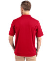 Oklahoma Sooners - Cutter & Buck Forge Stretch Mens Big and Tall Polo Cardinal Red Back Thumbnail Image