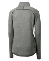 Oklahoma Sooners - Cutter & Buck Mainsail Sweater-Knit Womens Full Zip Jacket Polished Heather Mannequin Back Thumbnail Image