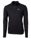 South Florida Bulls Cutter & Buck Virtue Eco Pique Recycled Quarter Zip Mens Big & Tall Pullover Black Mannequin Thumbnail Image