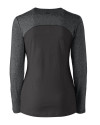 Cutter & Buck Womens Compel Colorblock Long Sleeve Knit Tee BL_MANNB_HG 1 Thumbnail Image