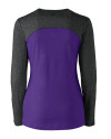 Cutter & Buck Womens Compel Colorblock Long Sleeve Knit Tee CLP_MANNB_HG 1 Thumbnail Image