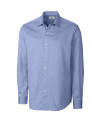 Cutter & Buck Long Sleeve Mens Big & Tall Epic Easy Care Mini Herringbone Shirt BU PRO_HG 1 Thumbnail Image
