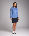 Cutter & Buck Long Sleeve Womens Epic Easy Care Mini Herringbone Shirt FB PRO_HG 6 Thumbnail Image
