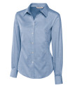Cutter & Buck Long Sleeve Womens Epic Easy Care Royal Oxford Shirt RVB PRO_HG 1 Thumbnail Image