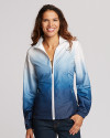 Cutter & Buck Long Sleeve Womens Ombre Full Zip Team Jacket LYN_PRO_HG 1 Thumbnail Image