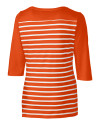 Cutter & Buck Womens Revel Stripe 3/4 Sleeve Knit CLO_MANNB_HG 1 Thumbnail Image