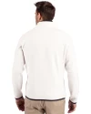 Butler Bulldogs Cutter & Buck Cascade Eco Fleece Mens Quarter Zip Jacket Shell/Navy Blue Back Thumbnail Image
