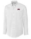 UNLV Rebels Cutter & Buck Epic Easy Care Nailshead Mens Big and Tall Long Sleeve Dress Shirt White Mannequin Thumbnail Image