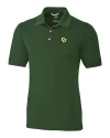 Cal Poly Mustangs Cutter & Buck Advantage Eco Tri-Blend Pique Mens Big and Tall Polo Hunter Green Mannequin Thumbnail Image