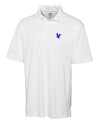 Embry-Riddle Eagles Cutter & Buck CB Drytec Genre Textured Solid Mens Big and Tall Polo White Mannequin Thumbnail Image