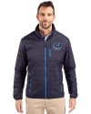 Old Dominion Monarchs College Vault - Cutter & Buck Rainier PrimaLoft®  Mens Big and Tall Eco Insulated Puffer Jacket Dark Navy Front Thumbnail Image