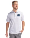 Old Dominion Monarchs College Vault - Cutter & Buck Pike Double Dot Print Stretch Mens Polo Charcoal Front Thumbnail Image