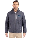 Old Dominion Monarchs College Vault - Cutter & Buck Rainier PrimaLoft® Mens Eco Insulated Full Zip Puffer Jacket Anthracite Melange Front Thumbnail Image