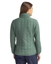 Southeastern Louisiana Lions Cutter & Buck Rainier PrimaLoft®  Womens Eco Insulated Full Zip Puffer Jacket Hunter Melange Back Thumbnail Image