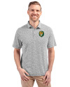 Southeastern Louisiana Lions Cutter & Buck Virtue Eco Pique Botanical Print Recycled Mens Polo Black Front Thumbnail Image