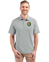 Southeastern Louisiana Lions Cutter & Buck Virtue Eco Pique Botanical Print Recycled Mens Polo Hunter Green Front Thumbnail Image