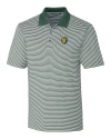 Southeastern Louisiana Lions Cutter & Buck Forge Tonal Stripe Stretch Mens Big and Tall Polo Hunter Green Mannequin Thumbnail Image