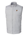 Texas Rio Grande Valley Vaqueros Cutter & Buck Stealth Hybrid Quilted Mens Big and Tall Windbreaker Vest Polished Medium Gray Mannequin Thumbnail Image