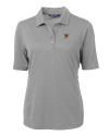 Texas Rio Grande Valley Vaqueros Cutter & Buck Virtue Eco Pique Recycled Womens Polo Polished Medium Gray Mannequin Thumbnail Image
