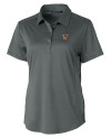Texas Rio Grande Valley Vaqueros Cutter & Buck Prospect Eco Textured Stretch Recycled Womens Short Sleeve Polo Elemental Grey Mannequin Thumbnail Image