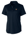 Texas Rio Grande Valley Vaqueros Cutter & Buck Prospect Eco Textured Stretch Recycled Womens Short Sleeve Polo Navy Blue Mannequin Thumbnail Image