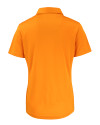 Texas Rio Grande Valley Vaqueros Cutter & Buck Prospect Eco Textured Stretch Recycled Womens Short Sleeve Polo Orange Burst Mannequin Back Thumbnail Image
