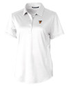 Texas Rio Grande Valley Vaqueros Cutter & Buck Prospect Eco Textured Stretch Recycled Womens Short Sleeve Polo White Mannequin Thumbnail Image