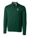 Southeastern Louisiana Lions Cutter & Buck Lakemont Tri-Blend Mens Quarter Zip Pullover Sweater Hunter Green Mannequin Thumbnail Image