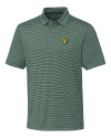 Southeastern Louisiana Lions Cutter & Buck Forge Pencil Stripe Stretch Mens Polo Hunter Green Mannequin Thumbnail Image